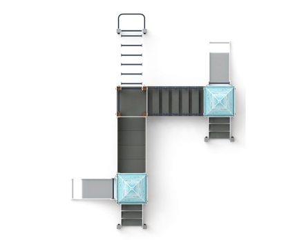 Детская игровая площадка Королевство (Коты) ДИК 1.15.08-21 H=750 оптом, фото 5