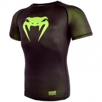 Компрессионная футболка Venum Contender 3.0 Black/Yellow S/S оптом, фото 2