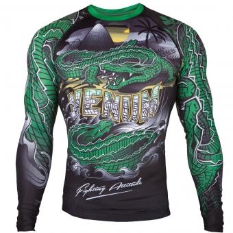 Рашгард Venum Crocodile Black/Green L/S оптом, фото 1