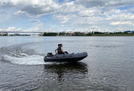 Моторная лодка ПВХ Фрегат 350 Air (НДНД) Зеленый оптом, фото 8