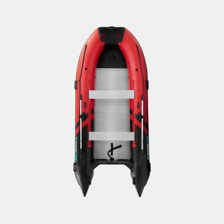 Gladiator C 400 AL ACTIVE Красно-черный моторная лодка ПВХ Алюминиевый пайол оптом, фото 5