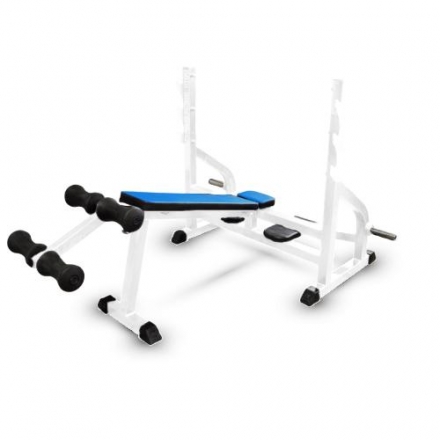 Скамья-стойка для жима под углом вниз Barbell МВ 2.25 белый оптом, фото 1