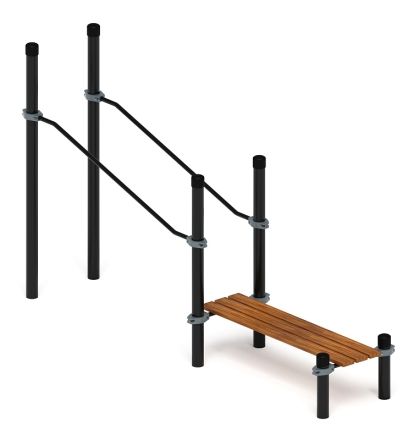 Воркаут ЛОВ 108 серый ВТ 102.24-03 оптом, фото 4