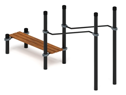 Воркаут ЛОВ 108 серый ВТ 102.24-03 оптом, фото 1