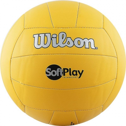 Мяч волейбольный &quot;Wilson Soft Play&quot;, р.5, желтый оптом, фото 1
