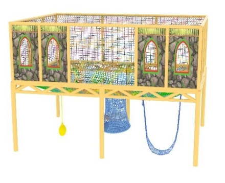 Вязаная сеть с увеличенной рамой 4,4*3*3,4м оптом, фото 1