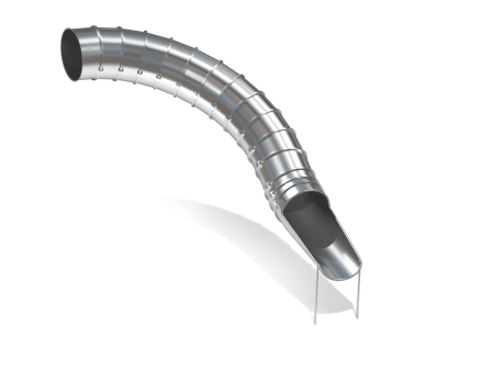 Горка ГН-03.1 H=2200 из нержавеющей стали для детской площадки оптом, фото 1