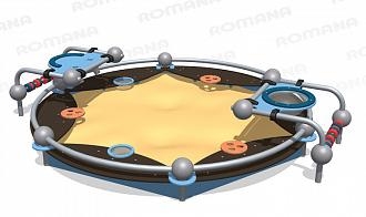 Песочница Romana Песочная фабрика 057.39.00 для детской площадки оптом, фото 3