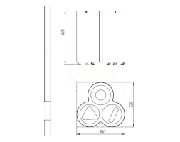 Урна уличная Триптих, фото 2