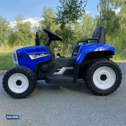 Электромобиль трактор с прицепом XMX611 (TR77) синий оптом, фото 13