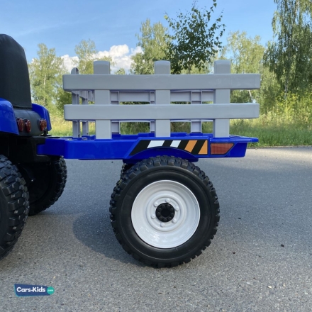 Электромобиль трактор с прицепом XMX611 (TR77) синий оптом, фото 10