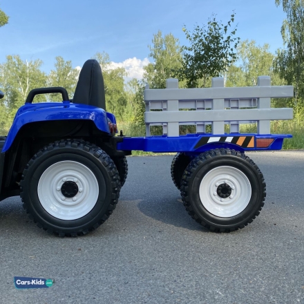 Электромобиль трактор с прицепом XMX611 (TR77) синий оптом, фото 9
