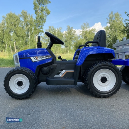 Электромобиль трактор с прицепом XMX611 (TR77) синий оптом, фото 4