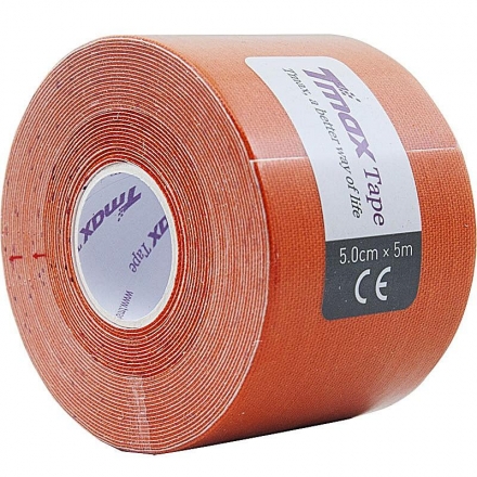 Тейп кинезиологический Tmax Extra Sticky Orange (5 см x 5 м), арт. 423167, оранжевый оптом, фото 1