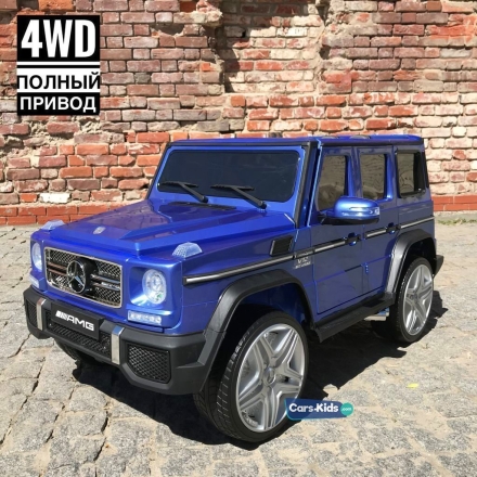 Электромобиль Mercedes-Benz G65 AMG 4WD синий оптом, фото 1
