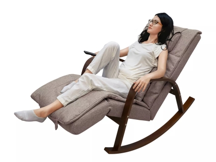 Массажное кресло качалка FUJIMO F2002 МСX Time2Chill Latte (Tailor 3) Вишня оптом, фото 13