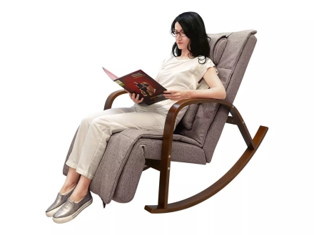 Массажное кресло качалка FUJIMO F2002 МСX Time2Chill Latte (Tailor 3) Вишня оптом, фото 11