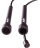 Скакалка RP-101 ПВХ с плаcтиковой ручкой, черная, 3 м оптом