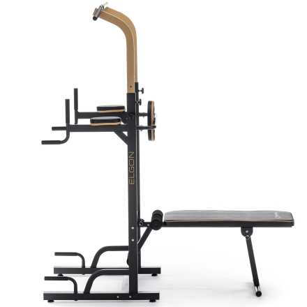 Турник 3 в 1 со скамьей домашний OXYGEN FITNESS ELGON оптом, фото 2