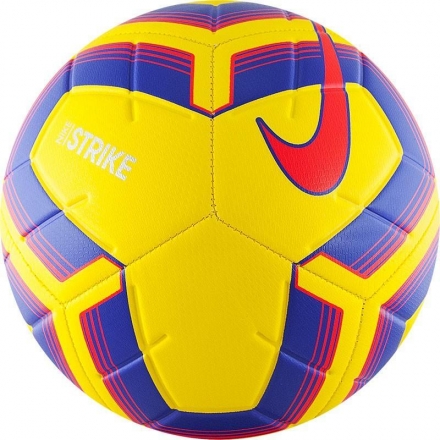 Мяч футбольный любительский &quot;NIKE Strike Team&quot;, р. 5, желто-розово-фиолетовый оптом, фото 1