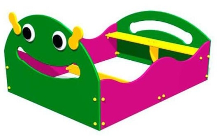 Детская песочница Гусеничка ЗНП 055 для игровой площадки оптом, фото 1