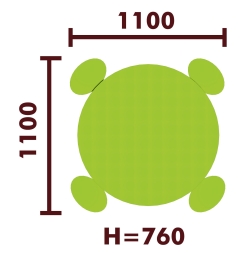 Стол детский 02023 для игровой площадки , фото 2