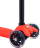 Самокат 3-колесный Snappy 3D, 120/80 мм, красный оптом