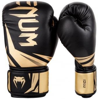 Перчатки боксерские Venum Challenger 3.0 Black/Gold оптом, фото 1
