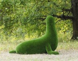 Топиари Тюлень с головой направо - газон Deluxe, фото 2