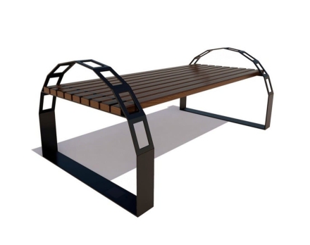 Парковая скамейка Арка, Лиственница 0,6 м оптом, фото 5