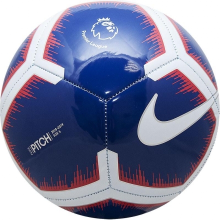 Мяч футбольный профессиональный &quot;NIKE Pitch PL&quot;, р. 5, темно-сине-бело-красный оптом, фото 1
