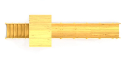 Зимняя горка Савушка Зима Wood 5 (скат 5м) оптом, фото 5
