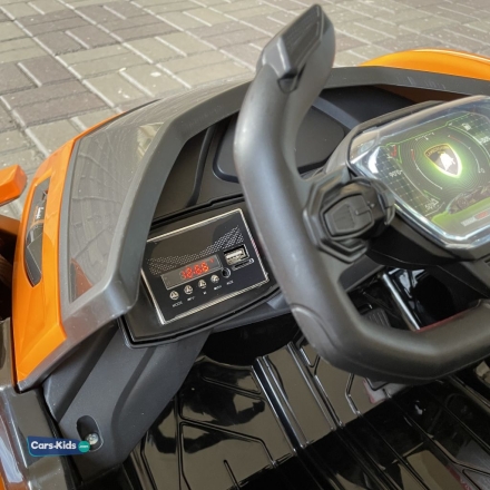 Электромобиль Lamborghini Vision Gran Turismo 4WD 12V HL528-LUX оранжевый оптом, фото 10