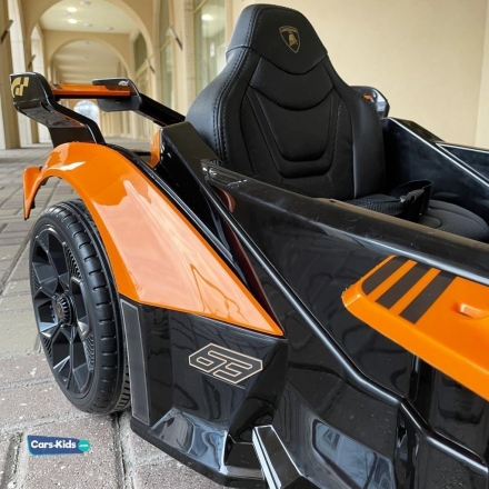 Электромобиль Lamborghini Vision Gran Turismo 4WD 12V HL528-LUX оранжевый оптом, фото 13