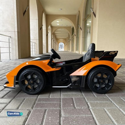 Электромобиль Lamborghini Vision Gran Turismo 4WD 12V HL528-LUX оранжевый оптом, фото 7