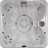 Бассейн СПА гидромассажный Jacuzzi J-245 (213х213х91см.) оптом