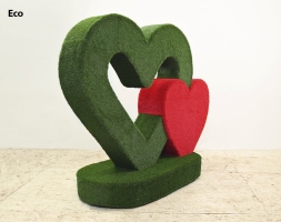 Топиари стела сердца Гармония, мини - газон Есо, фото 2