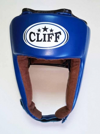 Шлем боксерский CLIFF открытый (FLEX) синий p.XL оптом, фото 1