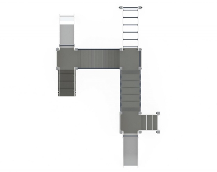 Детская игровая площадка Карапуз Эко ДИК 1.001.08-02 Н=750 оптом, фото 5