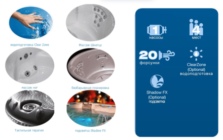 Спа бассейн Dimension One Spas Home Hot Tubs Journey оптом, фото 2