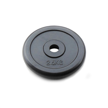 Диск JOHNS d26/d51 мм черный обрезиненный, 2,5кг оптом, фото 1
