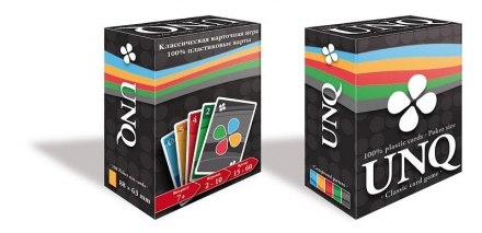 Карточная игра Unique (Uno с картами 100% пластик) оптом, фото 2