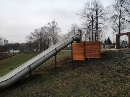 Горка-желоб на естественном холме (13 п.м.) оптом, фото 11