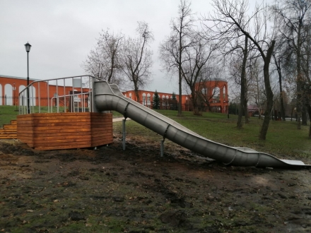 Горка-желоб на естественном холме (13 п.м.) оптом, фото 12