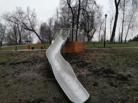 Горка-желоб на естественном холме (13 п.м.) оптом, фото 15