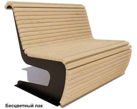 Скамейка парковая Сквер, Сосна 1,8 м оптом, фото 1