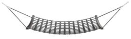 Гамак из каната и пластиковых соединителей 3346x920x812 мм для детской площадки оптом, фото 2