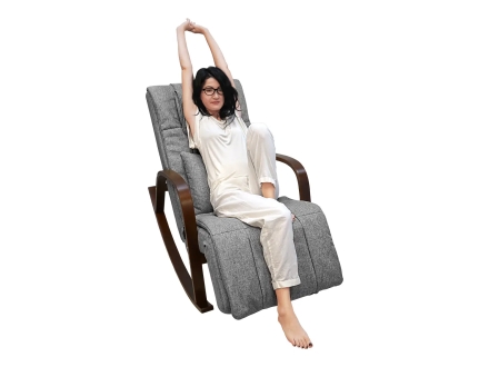 Массажное кресло качалка FUJIMO F2002 МСX Time2Chill Grey (Tailor 7) Вишня оптом, фото 20
