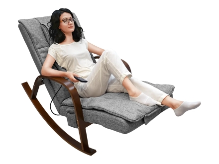 Массажное кресло качалка FUJIMO F2002 МСX Time2Chill Grey (Tailor 7) Вишня оптом, фото 16