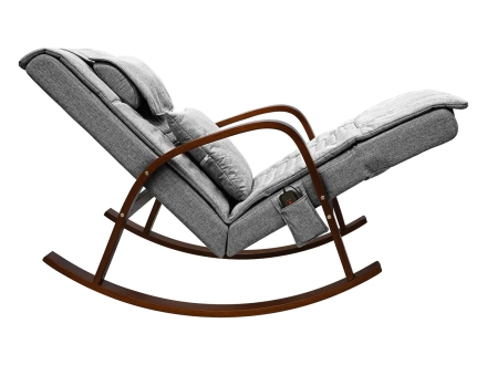 Массажное кресло качалка FUJIMO F2002 МСX Time2Chill Grey (Tailor 7) Вишня оптом, фото 13